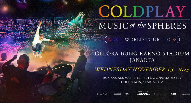 Konser Coldplay 2023 di Jakarta