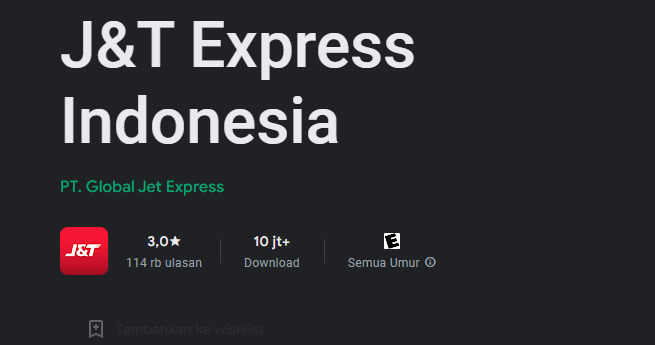 Cara Cek Resi Lewat Aplikasi J&T Express Indonesia
