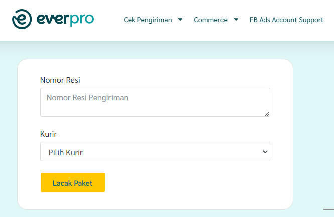 Cara Cek Resi SiCepat dari Everpro.id