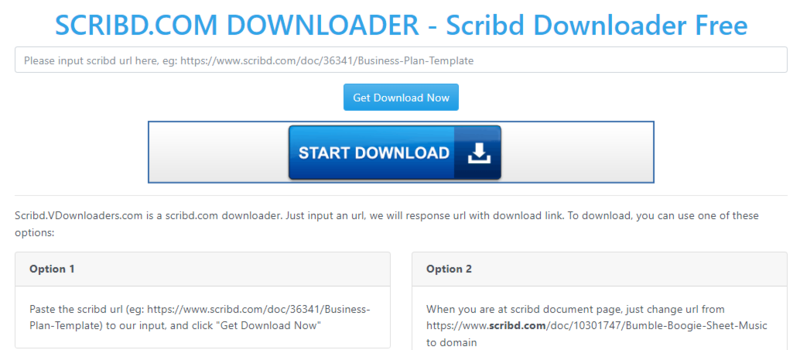 Cara Download Scribd dengan Scribd Downloader