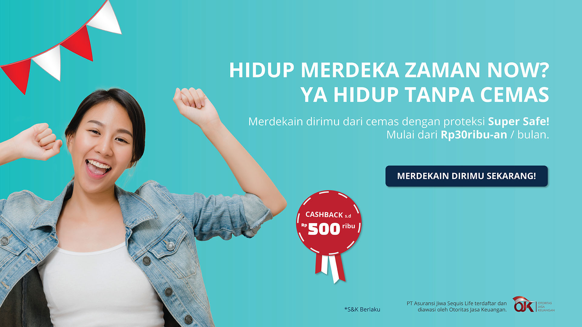 Indonesia merdeka, yuk merdekain diri dengan promo Super Merdeka